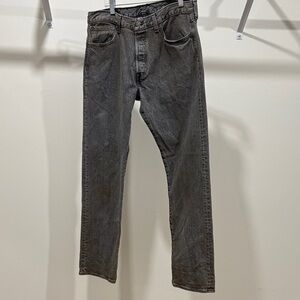 Levi's Men's Charcoal Straight Jeans